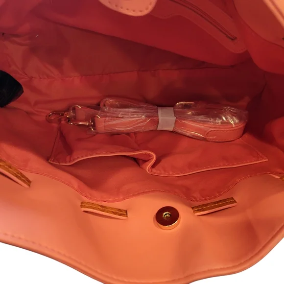 NWT | Badgley Mischka | Vegan Leather & Snake Print Satchel Crossbody - Picture 4 of 13